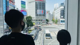 渋谷スクランブル交差点の様子