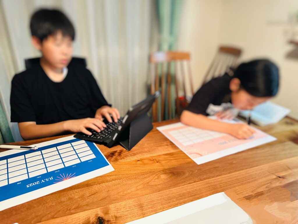 家族会議の様子