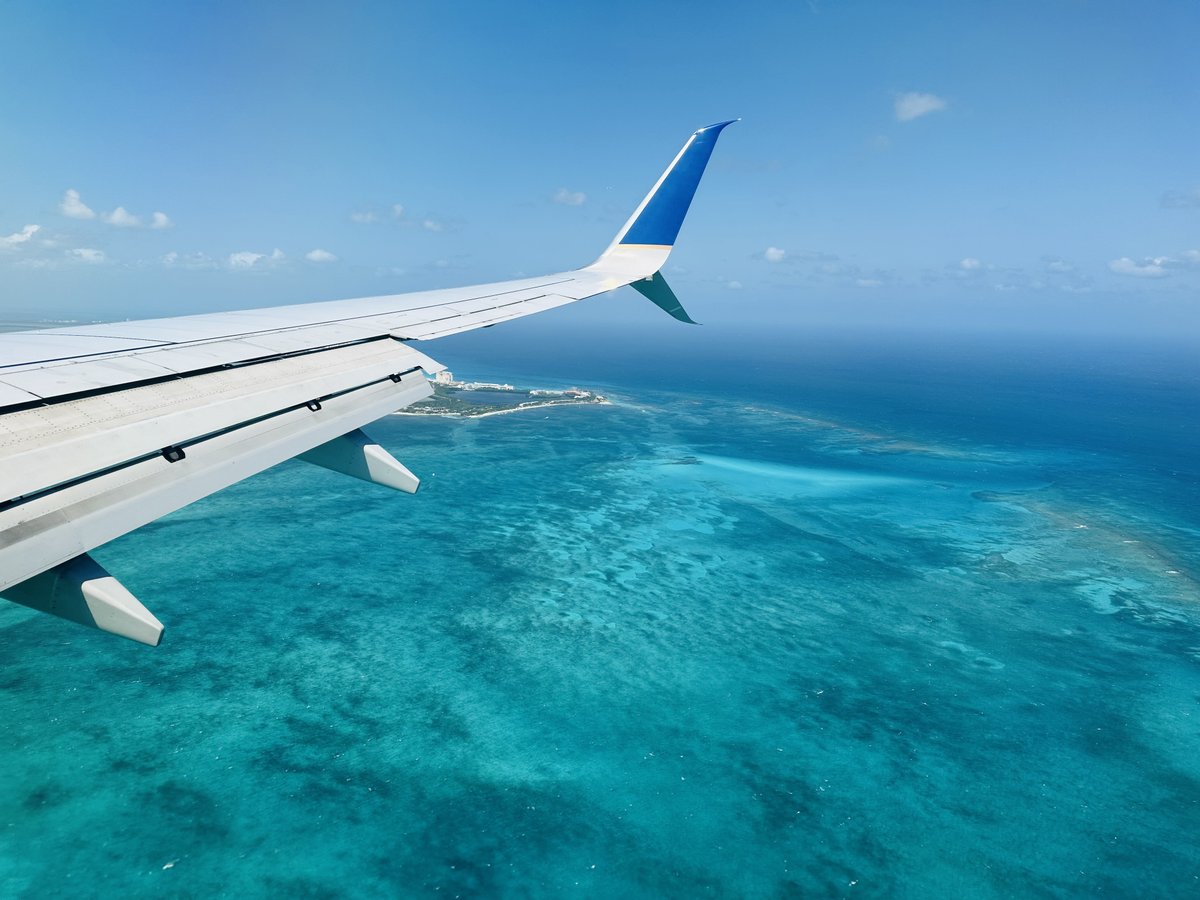 飛行機からの景色