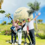 ジャングリア沖縄での家族写真