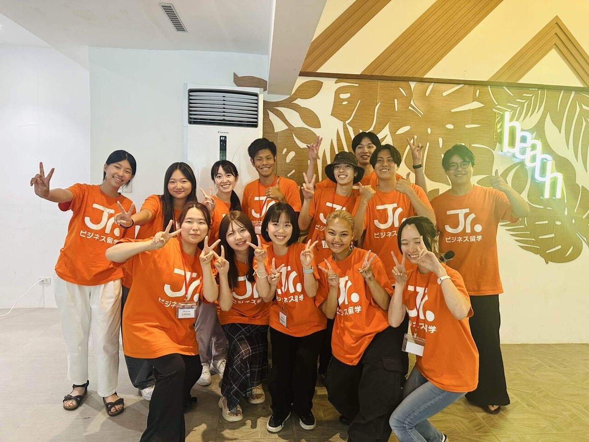 「セブ島ジュニアビジネス留学サマーキャンプ」のメンターの皆さん