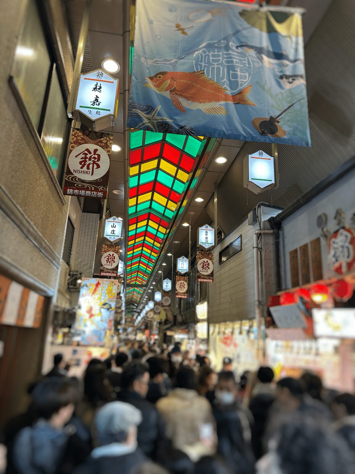 錦市場のアーケード