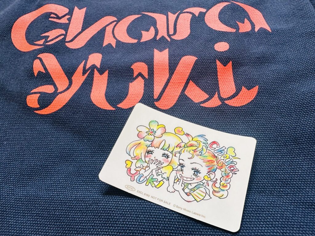Chara+YUKI LIVEのステッカー