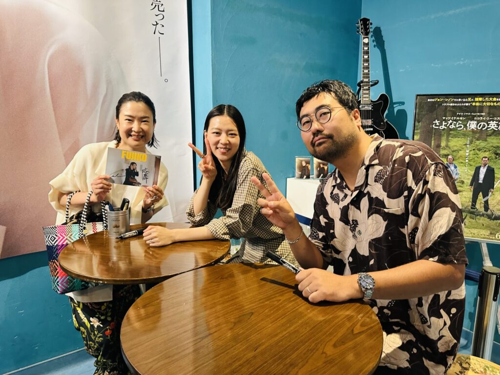 木村太一監督、主演の片山友希さんのサイン会